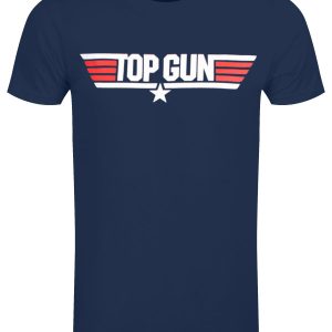 Top Gun Logo Mens Navy T shirt 1