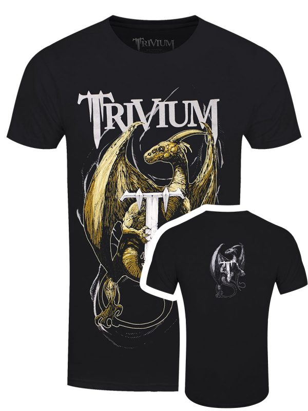 Trivium Perched Dragon Men’s Black T-shirt