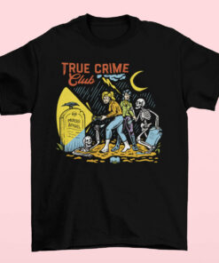 True Crime Club Retro T shirt 2