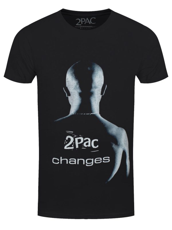 Tupac Changes Men’s Black T-Shirt