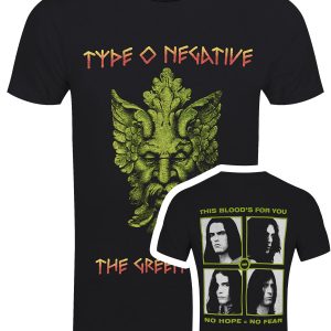 Type O Negative Green Man Mens Black T Shirt 1