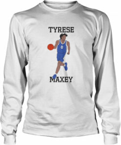 Tyrese Maxey Philadelphia 76ers shirt 3