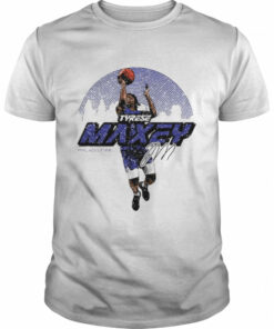 Tyrese Maxey Philadelphia Skyline signature shirt 1