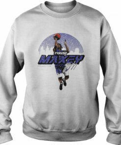 Tyrese Maxey Philadelphia Skyline signature shirt 4