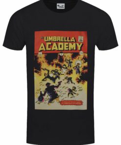 Umbrella Academy Comic Cover Mens Black T Shirt 1