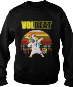 Unicorn dabbing Volbeat retro shirt 2 Unicorn dabbing Volbeat retro shirt 3