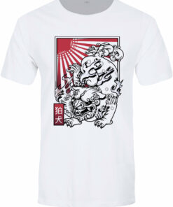 Unorthodox Collective Komainu Mens Premium White T Shirt 1
