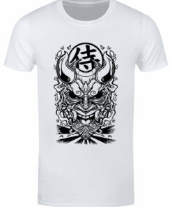 Unorthodox Collective Oni Samurai Mens White T Shirt 1