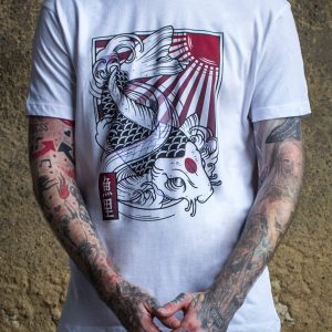 Unorthodox Collective Sakana Mens Premium White T Shirt 4