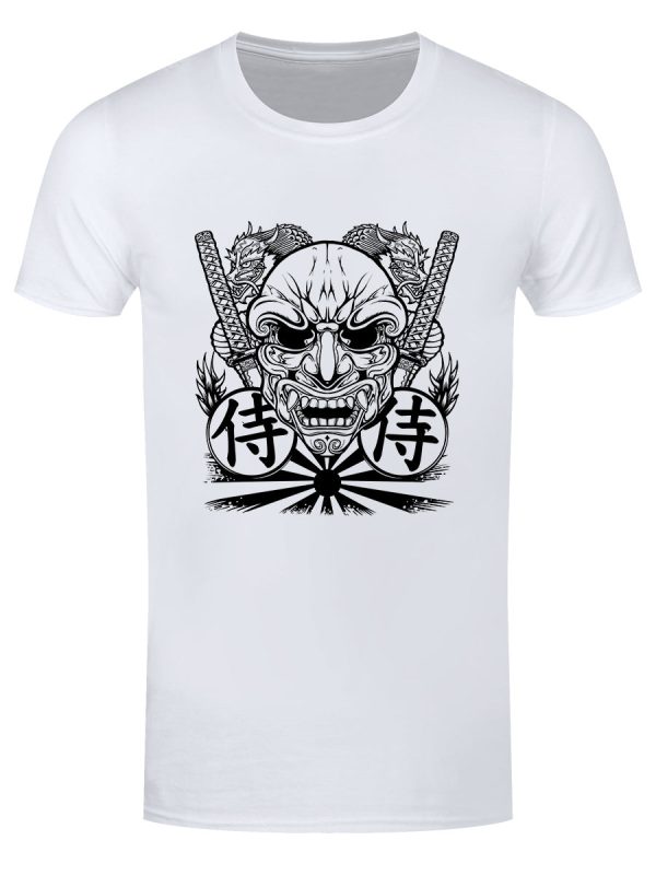 Unorthodox Collective Samurai Mask Men’s White T-Shirt