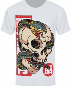 Unorthodox Collective Snake Skull Tattoo Mens Sub T Shirt 1