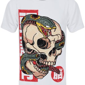 Unorthodox Collective Snake Skull Tattoo Mens Sub T Shirt 1