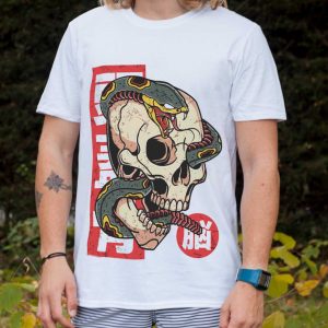 Unorthodox Collective Snake Skull Tattoo Mens Sub T Shirt 3