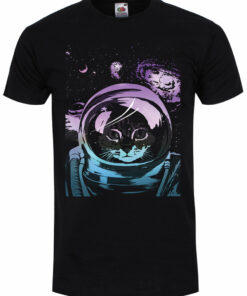 Unorthodox Collective Space Kitten Mens Black T Shirt 1