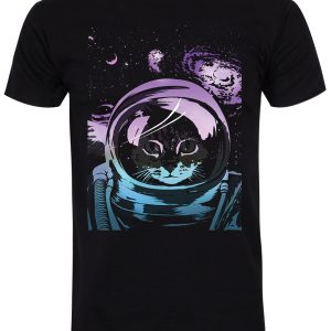 Unorthodox Collective Space Kitten Men’s Black T-Shirt