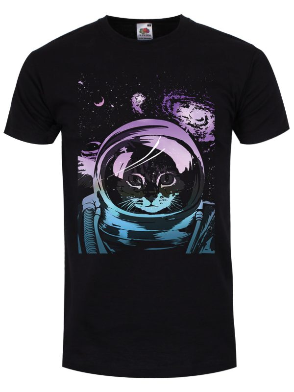 Unorthodox Collective Space Kitten Men’s Black T-Shirt