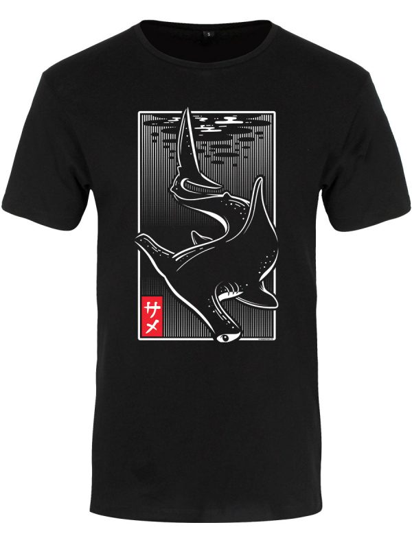 Unorthodox Oriental Shark Men’s Premium Black T-Shirt