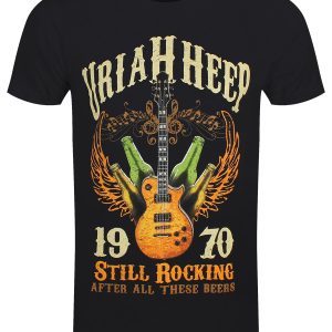 Uriah Heep Still Rocking Men’s Black T-Shirt