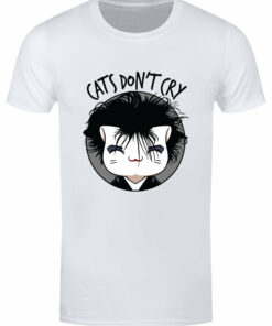 VIPets Cats Dont Cry Mens White T Shirt 1