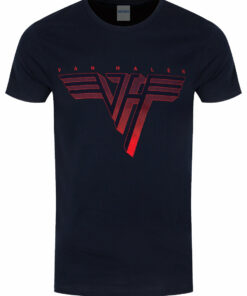 Van Halen Classic Logo Mens Navy T Shirt 1