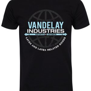 Vandelay Industries Mens Black T Shirt 1