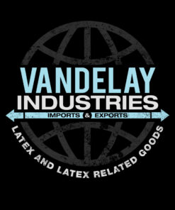 Vandelay Industries Men's Black T-Shirt 2 Vandelay Industries Mens Black T Shirt 3