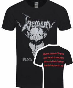 Venom Black Metal Mens Black T Shirt 1