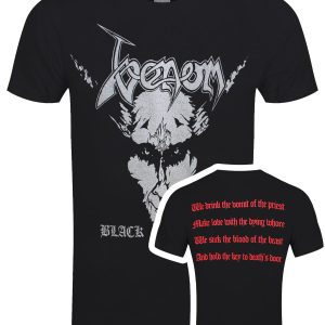 Venom Black Metal Mens Black T Shirt 1