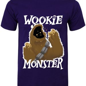 Wookie Monster Men’s Purple T-Shirt