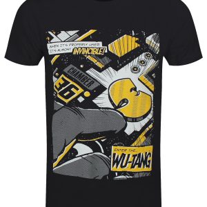 Wu Tang Clan Invincible Mens Black T Shirt 1