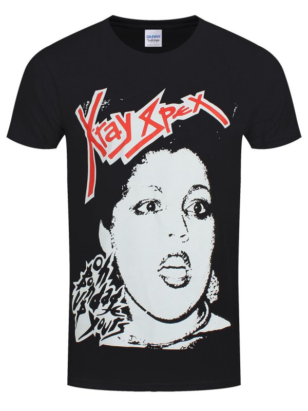 X-Ray Spex Oh Bondage Men’s Black T-Shirt