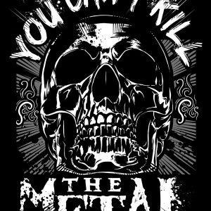 You Cant Kill The Metal Mens Black T Shirt 3