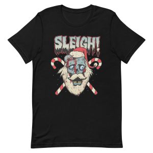 Zombie Santa Sleigh T Shirt 2