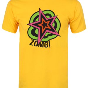 Men's Zomg! T-Shirt Yellow : : Clothing, Shoes & Accessories