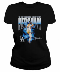 los Angeles Dodgers Clayton Kershaw the most strikeouts in Dodgers history signature shirt 2