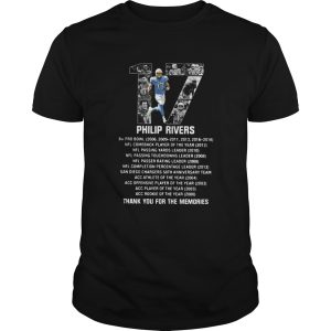 17 Philip Rivers Thank You For The Memories shirt