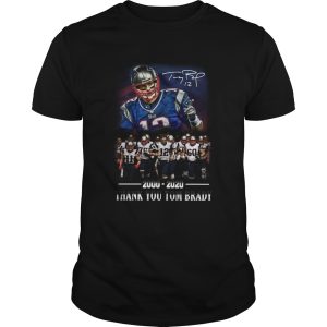 2000 2020 Thank You Tom Brady shirt