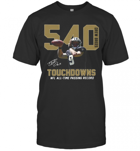 Premium Drew Brees 540 Touchdowns Nfl All Time Passing