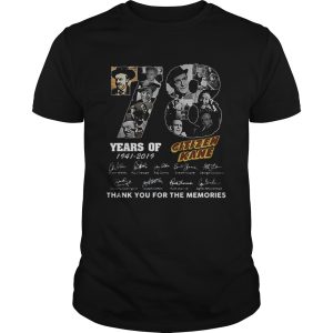 78 Years Citizen Kane Thank You For The Memories shirt