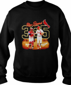 Adam Wainwright and Yadier Molina St Louis Cardinals new record shirt 4