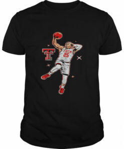 Adonis Arms Dunk Texas Tech Basketball shirt 1