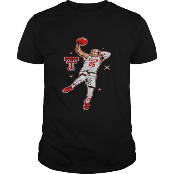 Adonis Arms Dunk Texas Tech Basketball shirt