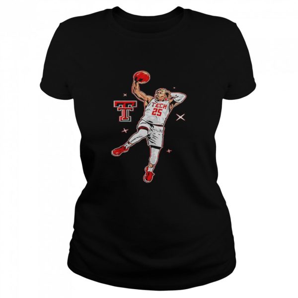 Adonis Arms Dunk Texas Tech Basketball shirt