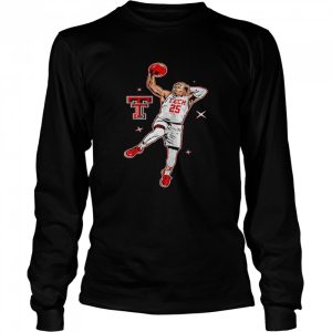 Adonis Arms Dunk Texas Tech Basketball shirt 3