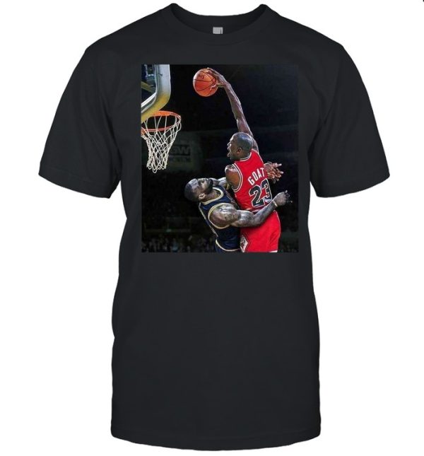 Air Mj Dunk Over Lbj High Quality Custom shirt