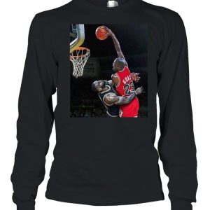 Air Mj Dunk Over Lbj High Quality Custom shirt 3