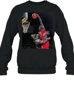 Air Mj Dunk Over Lbj High Quality Custom shirt 4