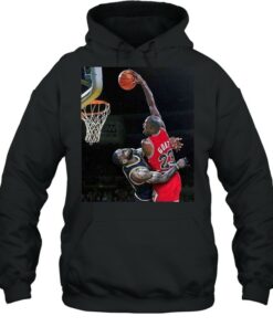 Air Mj Dunk Over Lbj High Quality Custom shirt 5