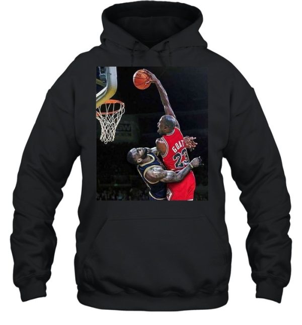 Air Mj Dunk Over Lbj High Quality Custom shirt