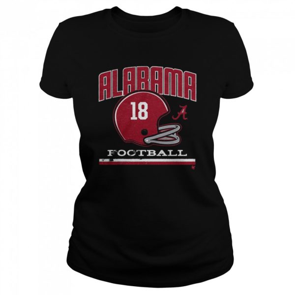 Alabama Crimson Tide Vintage Football Helmet Shirt